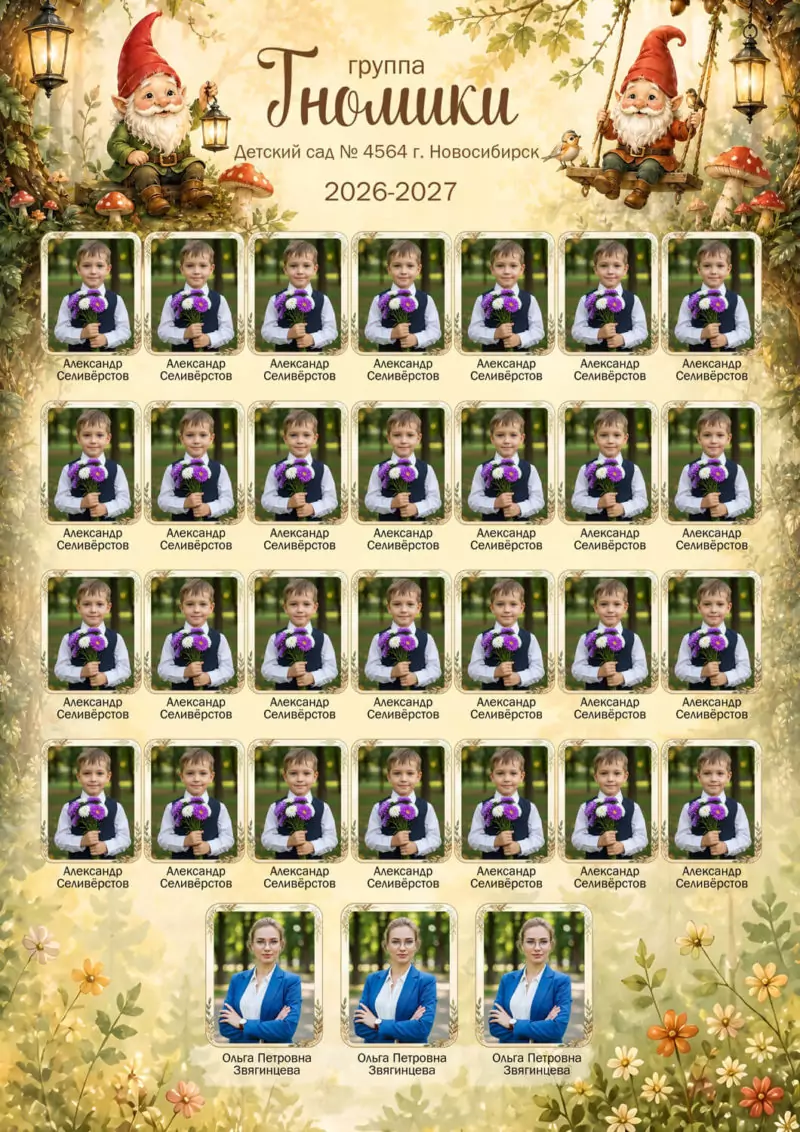 Виньетка для детсада Гномики №95 Виньетка для детсада Гномики №95_2